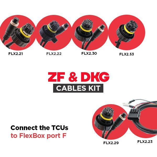 Kit Cable TCU ZF (6/8HP) - DKG (New Version) FLK06B
