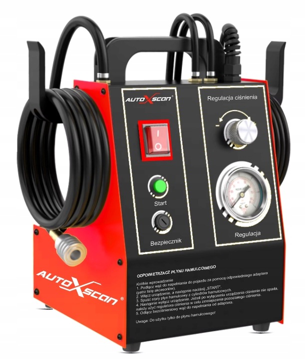 AUTOXSCAN X609PRO urządzenie do odpowietrzania i wymiany płynu hamulcowego